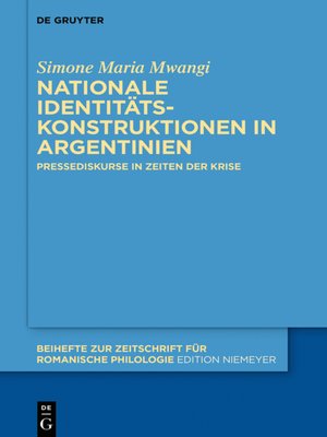 cover image of Nationale Identitätskonstruktionen in Argentinien